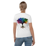 Sacred Tree Of Realms - Women's Diamond T-Shirt