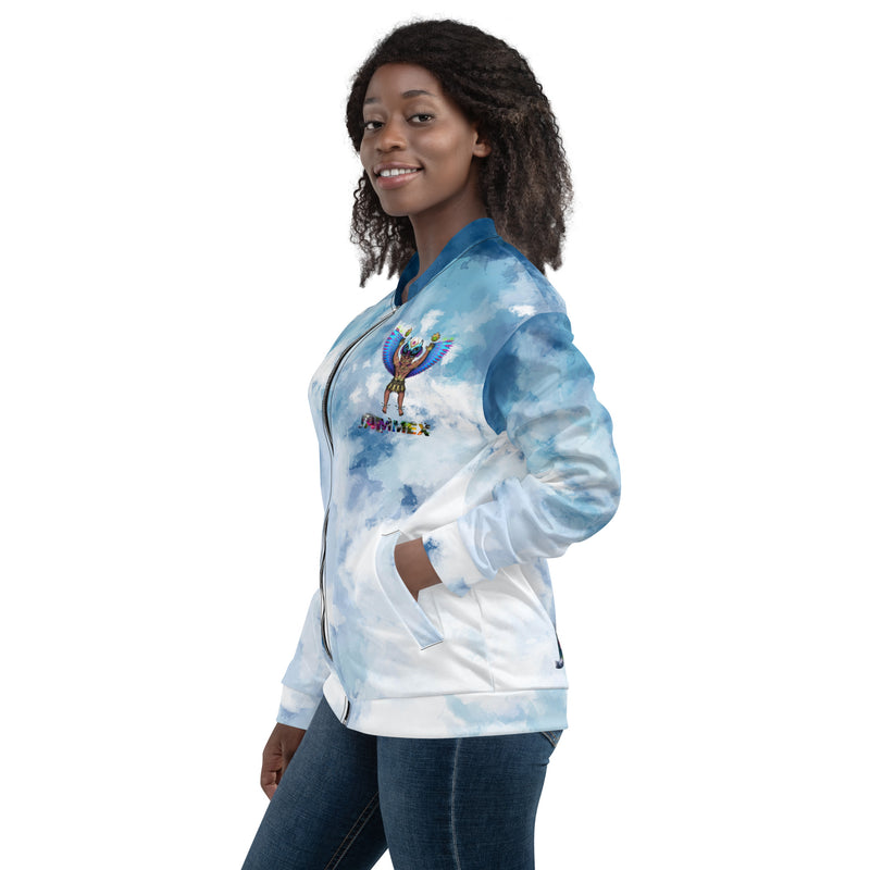 Feathers In The Sky - Unisex Bomber Jacket