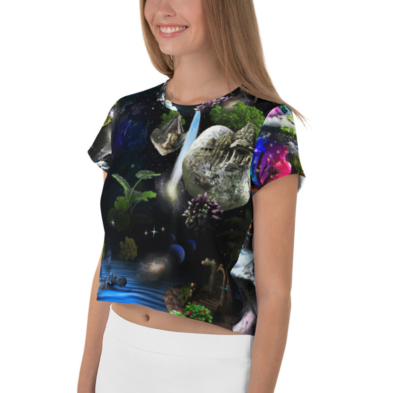 Exotik Future Multiverse - Women's Crop T-Shirt