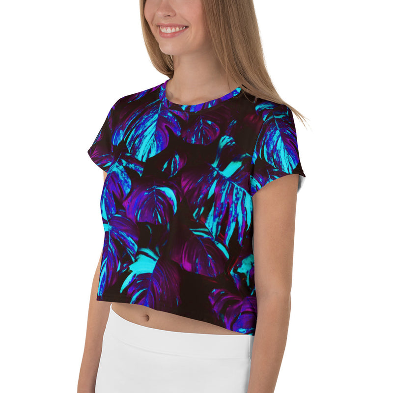 Lush Tropics - Women’s Exotik Crop T-Shirt