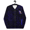 Midnight Glimmer - Unisex Emblem Bomber Jacket