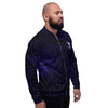 Midnight Glimmer - Unisex Emblem Bomber Jacket