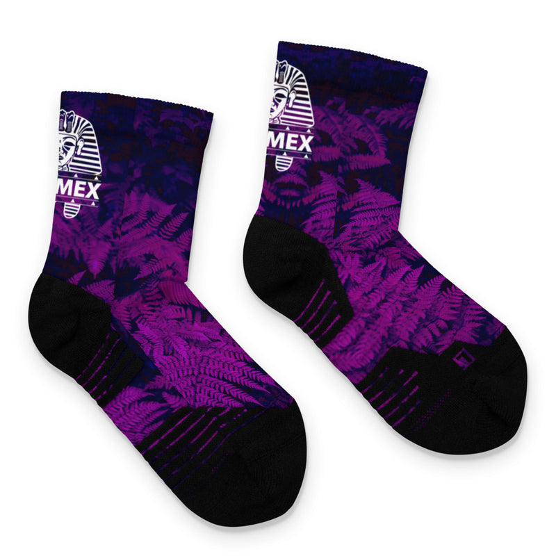 Exotic Ferns - Unisex Athletic Ankle Socks