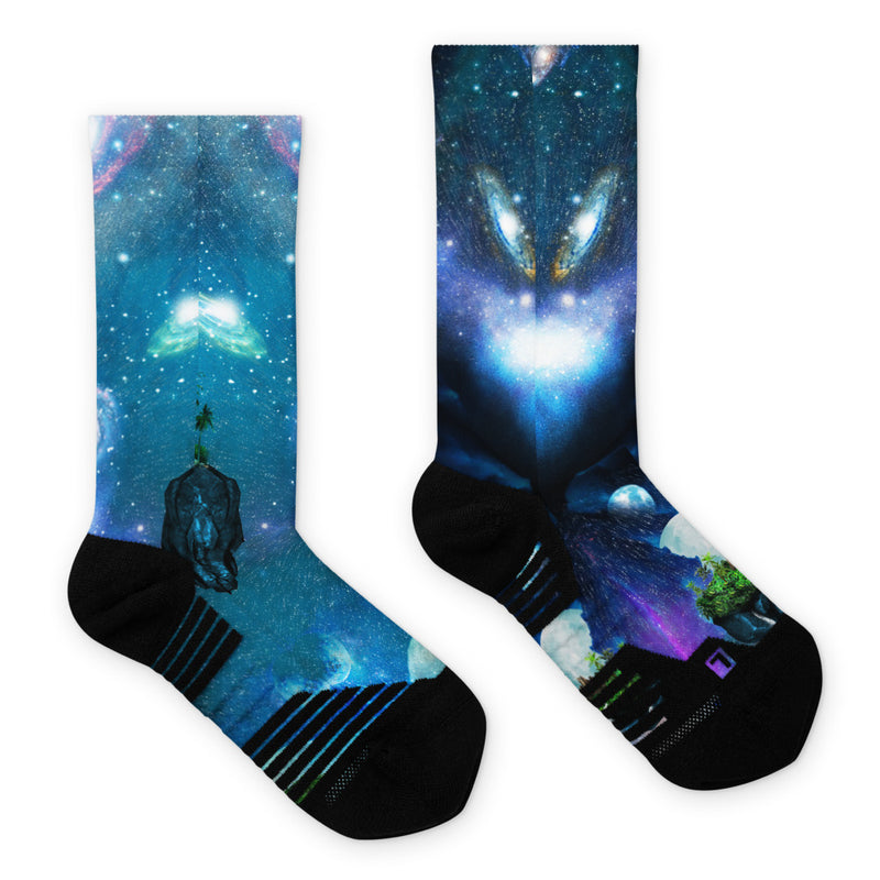 Ivory Universe - Unisex Athletic Socks