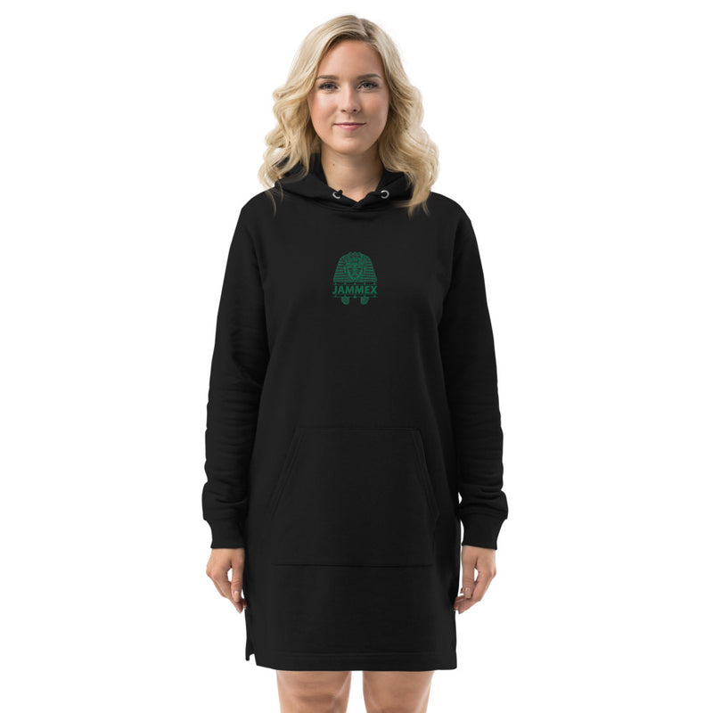 Jade Pharaoh - Women’s Embroidered Hoodie Dress