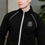 White Pharaoh - Men’s Embroidered Piped Fleece Jacket