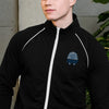 Blue Pharaoh - Men’s Embroidered Piped Fleece Jacket