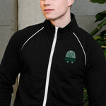 Green Pharaoh - Men’s Embroidered Piped Fleece Jacket