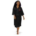 Red Pharaoh - Women’s Embroidered Satin Robe