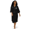 White Pharaoh - Women’s Embroidered Satin Robe