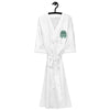 Green Pharaoh - Women’s Embroidered Satin Robe