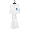 Blue Pharaoh - Women’s Embroidered Satin Robe