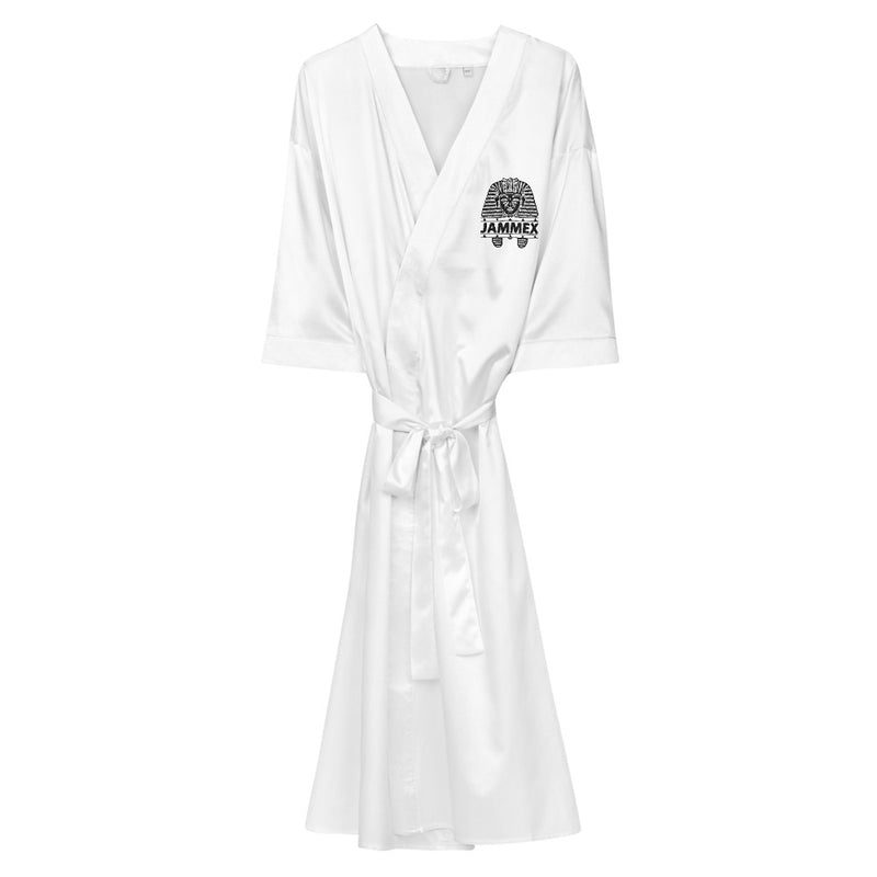 Black Pharaoh - Women’s Embroidered Satin Robe