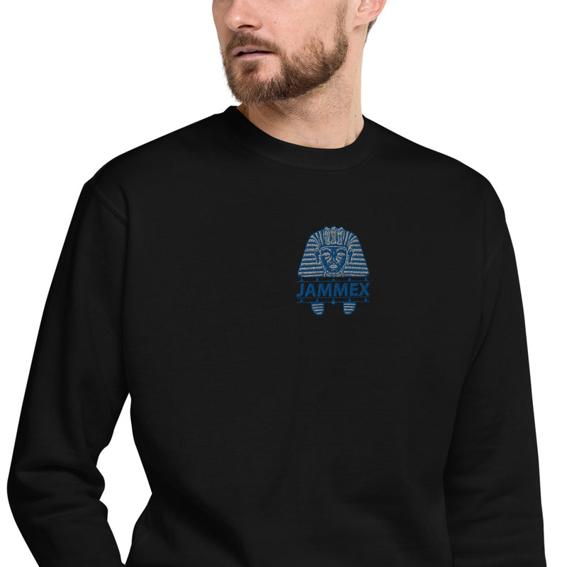 Azure Pharaoh - Unisex Embroidered Fleece Pullover