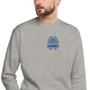 Blue Pharaoh - Unisex Embroidered Fleece Pullover