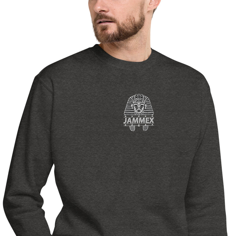 White Pharaoh - Unisex Embroidered Fleece Pullover