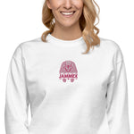 Magenta Pharaoh - Unisex Embroidered Fleece Pullover