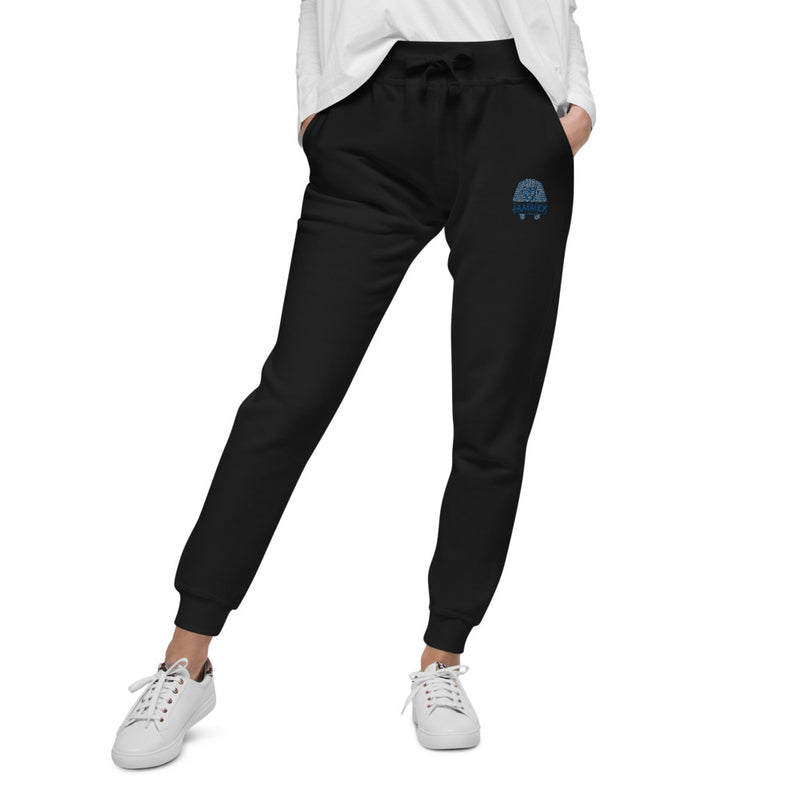 Azure Pharaoh - Unisex Embroidered Fleece Joggers