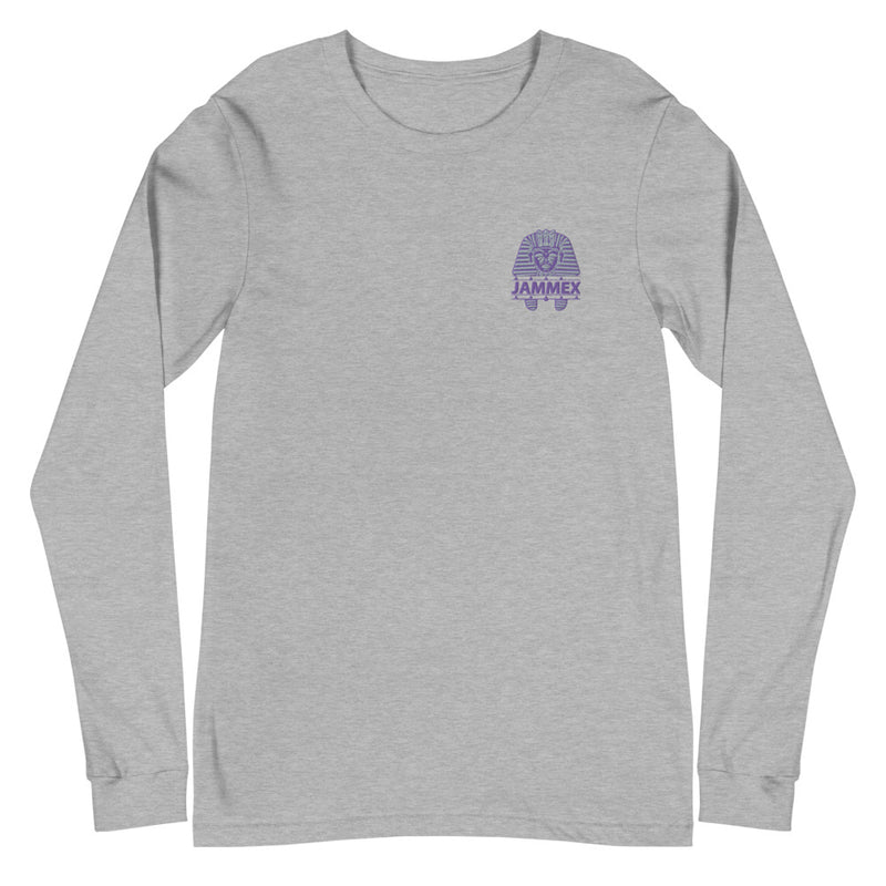 Plum Pharaoh - Unisex Embroidered Long Sleeve T-Shirt