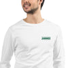 Green Label - Unisex Embroidered Long Sleeve T-Shirt