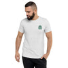 Green Pharaoh - Men’s Embroidered Tri-Blend T-Shirt