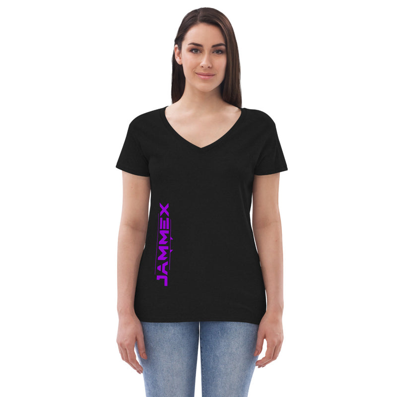 Voids Of Amethyst - Women’s Recycled V-Neck T-Shirt